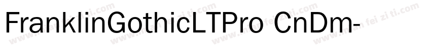 FranklinGothicLTPro CnDm字体转换